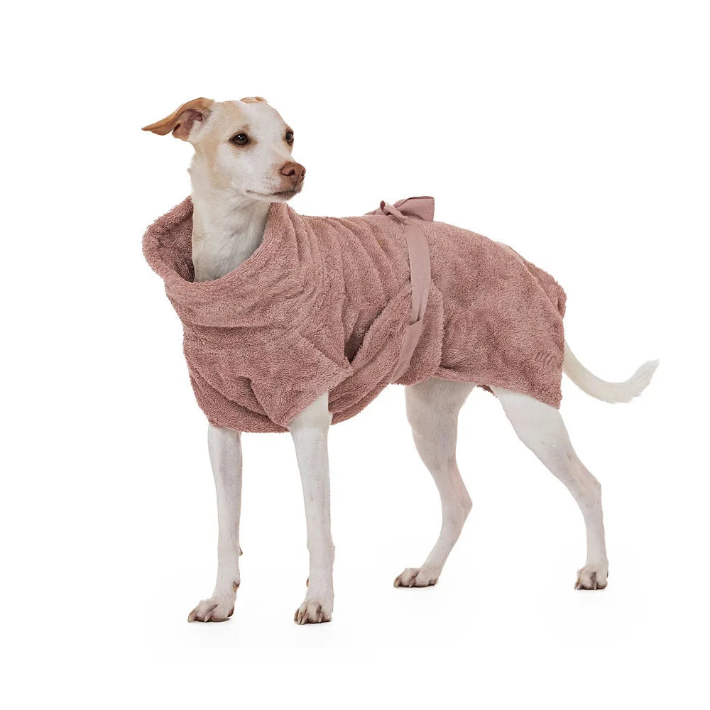 Dog bathrobe size M - back length 55cm | Sample Sale | Cannot be returned