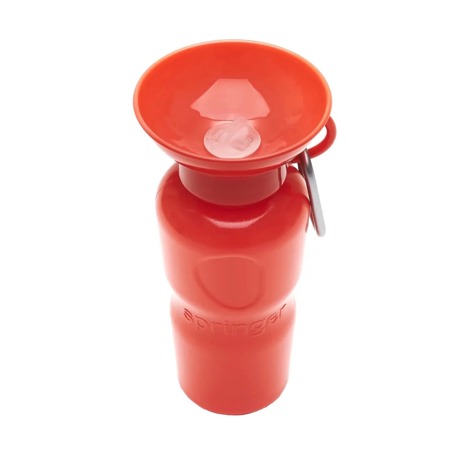 hippe lekvrije honden drinkles kleur rood merk Springer 650ML