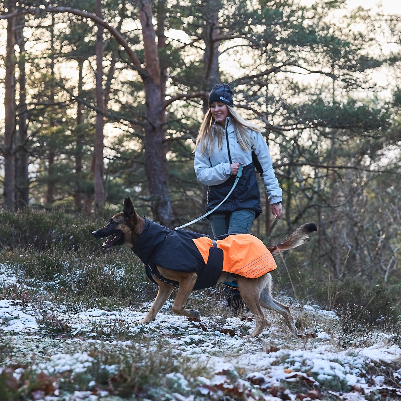 Non-stop dogwear hondenwinterjas Glacier 2.0 | Oranje/zwart