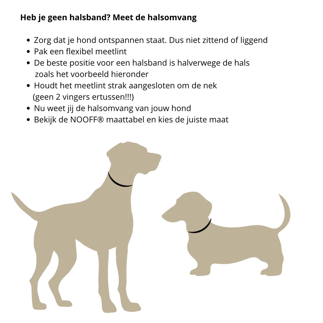 Hoe meet je de halsomvang van je hond