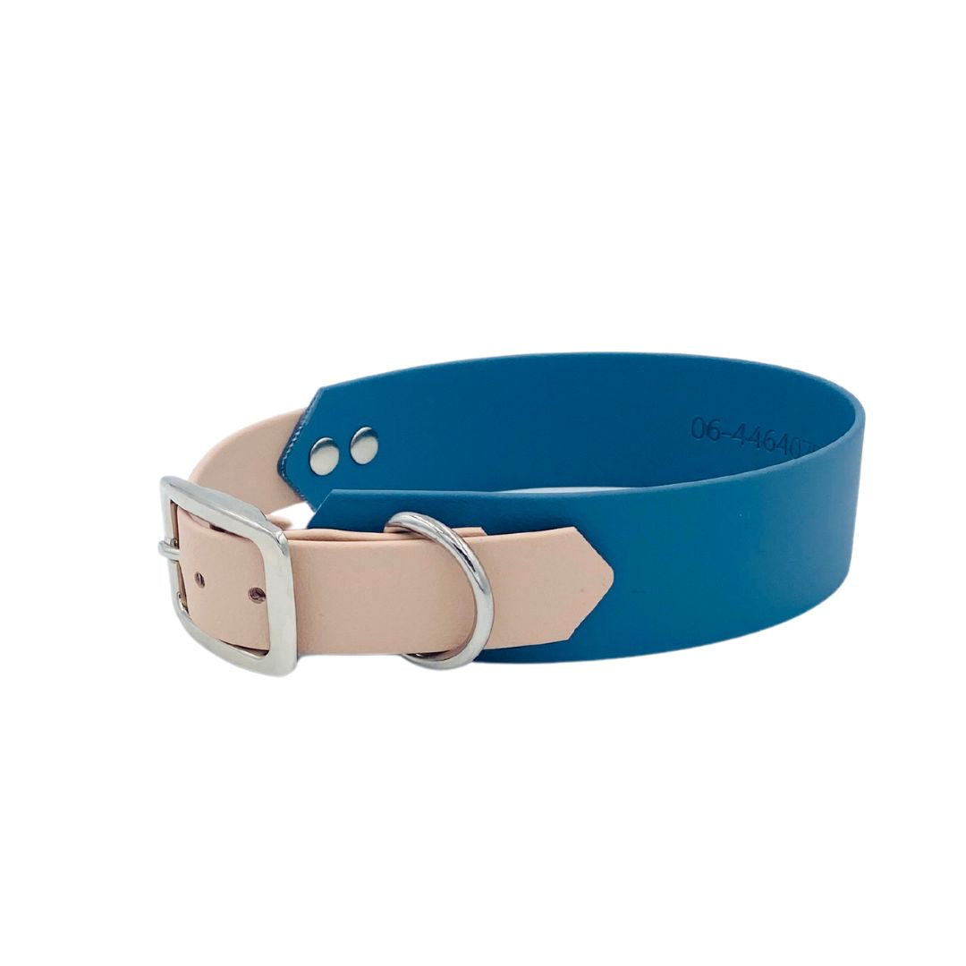 Dog collar with name BioThane | Tusci