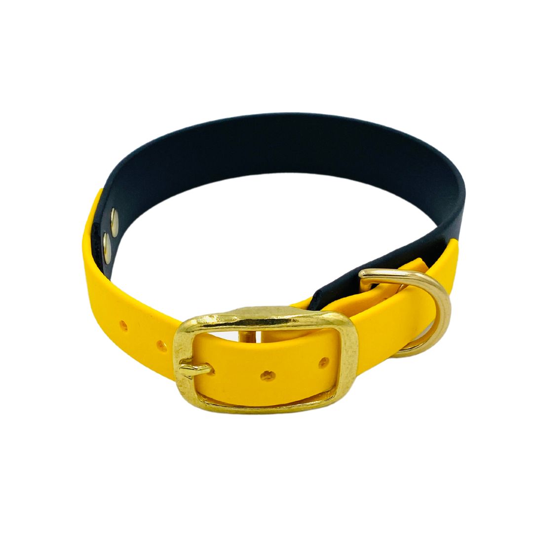 Dog collar with name BioThane | Tusci