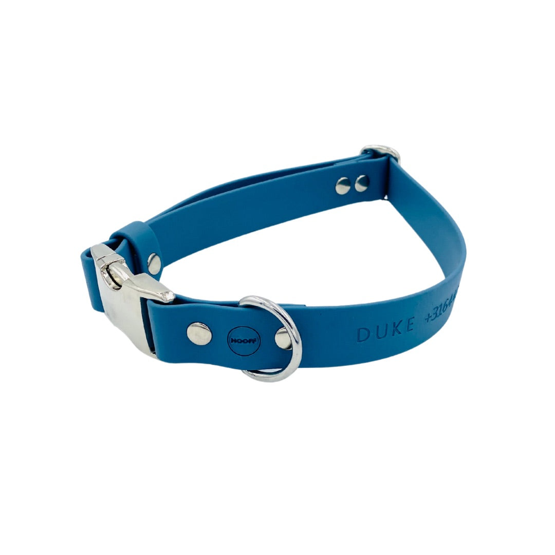 Kliksluiting halsband met naam hond