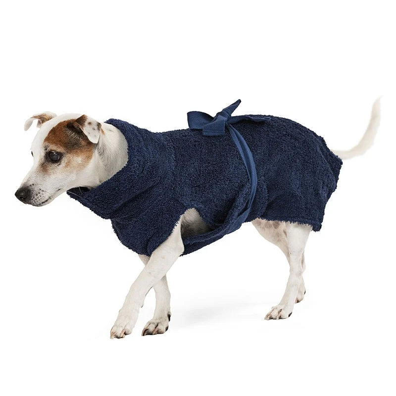 Dog bathrobe size XXS - back length 40cm | Sample Sale | Cannot be returned