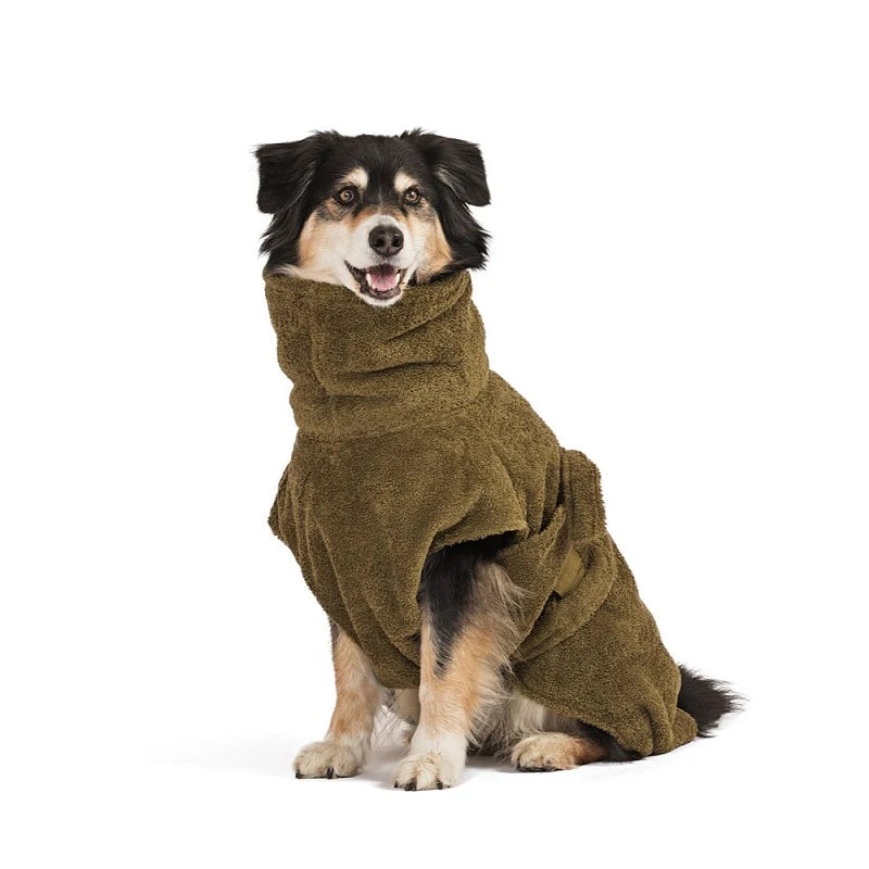 Dog bathrobe size S - back length 50cm | Sample Sale | Cannot be returned