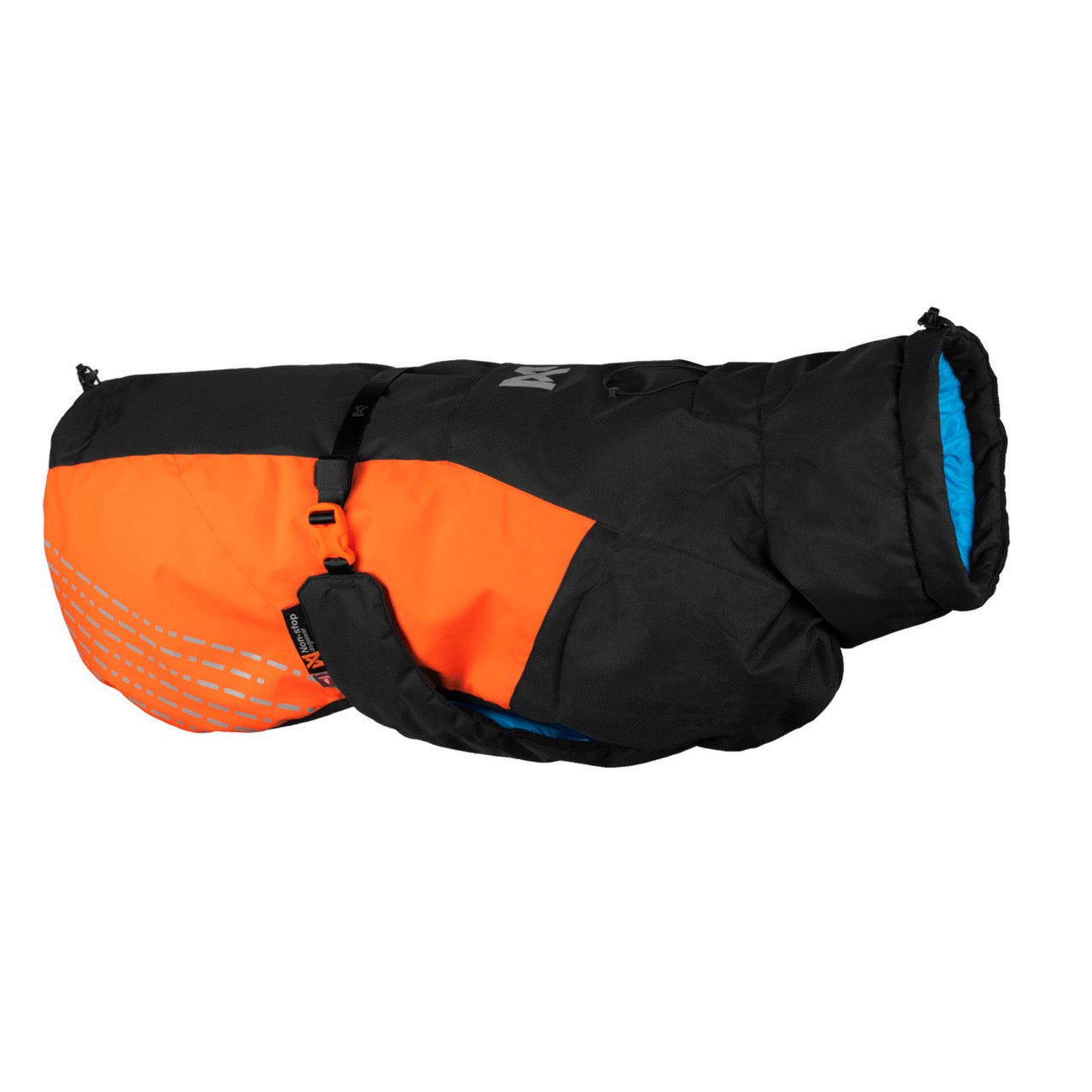 Non-stop dogwear hondenwinterjas Glacier 2.0 oranje zwart