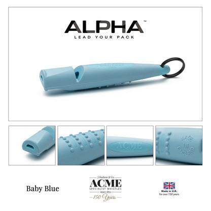 acme alpha hondenfluit baby blue