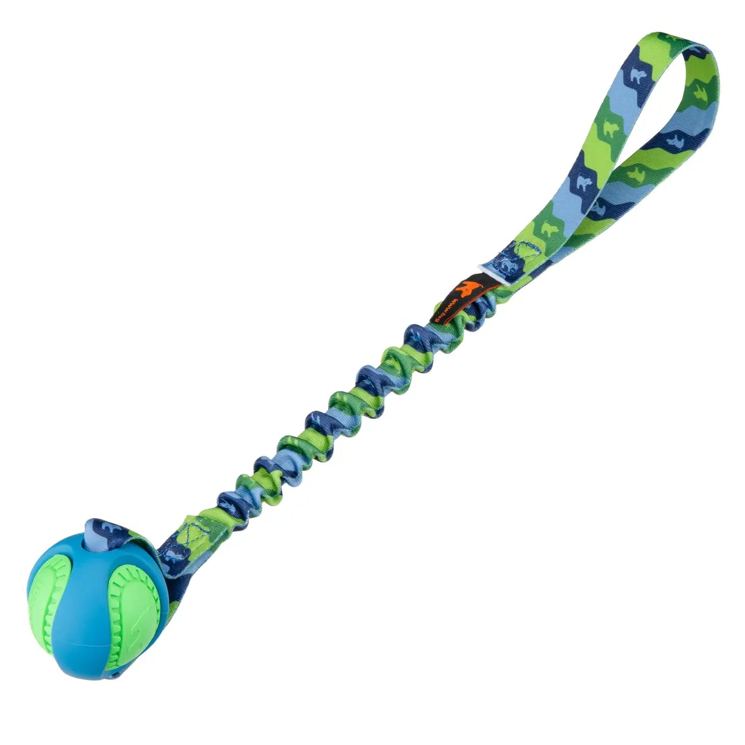 Tug-E-Nuff Powerball Bungee Tug 43cm super sterk hondenspeelgoed