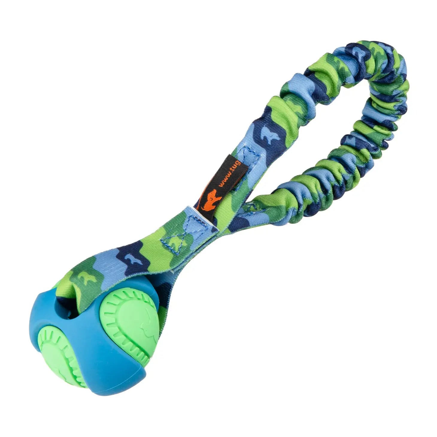 Tug-e-Nuff Pocket Powerball Bungee Tug (23cm) kleur groen